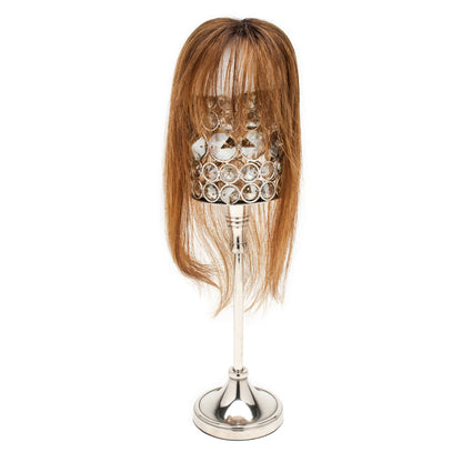 Front View of BOOST 4x3" Hair Topper with Bangs 