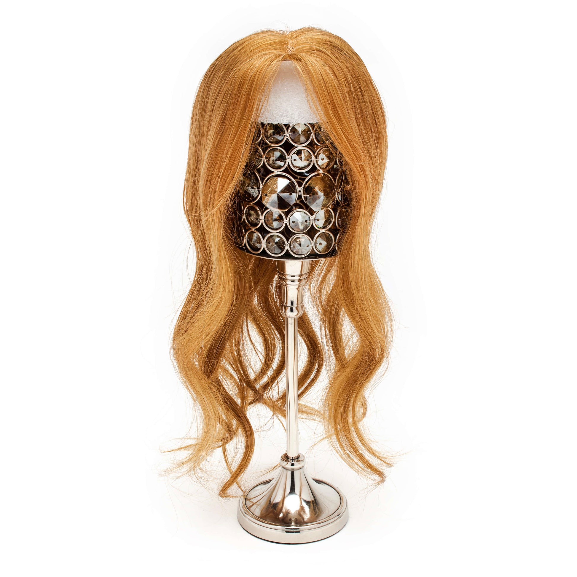 Front view of SLIVER 6x4” Hair Topper for Moderate Hair Loss